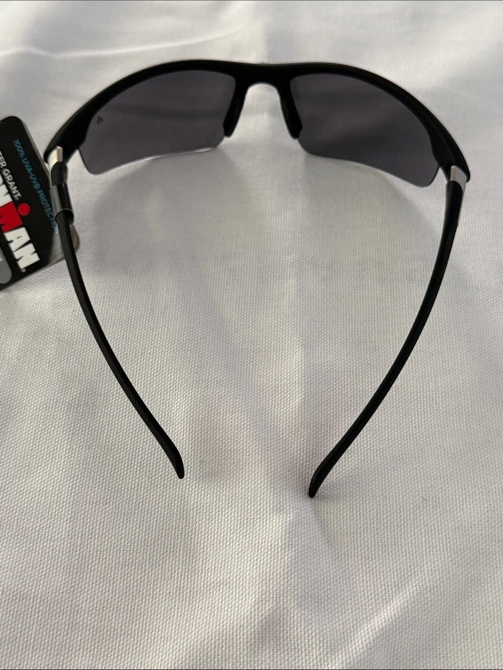 Foster Grant Men's Black Frame with Gray Lenses Sport Sunglasses